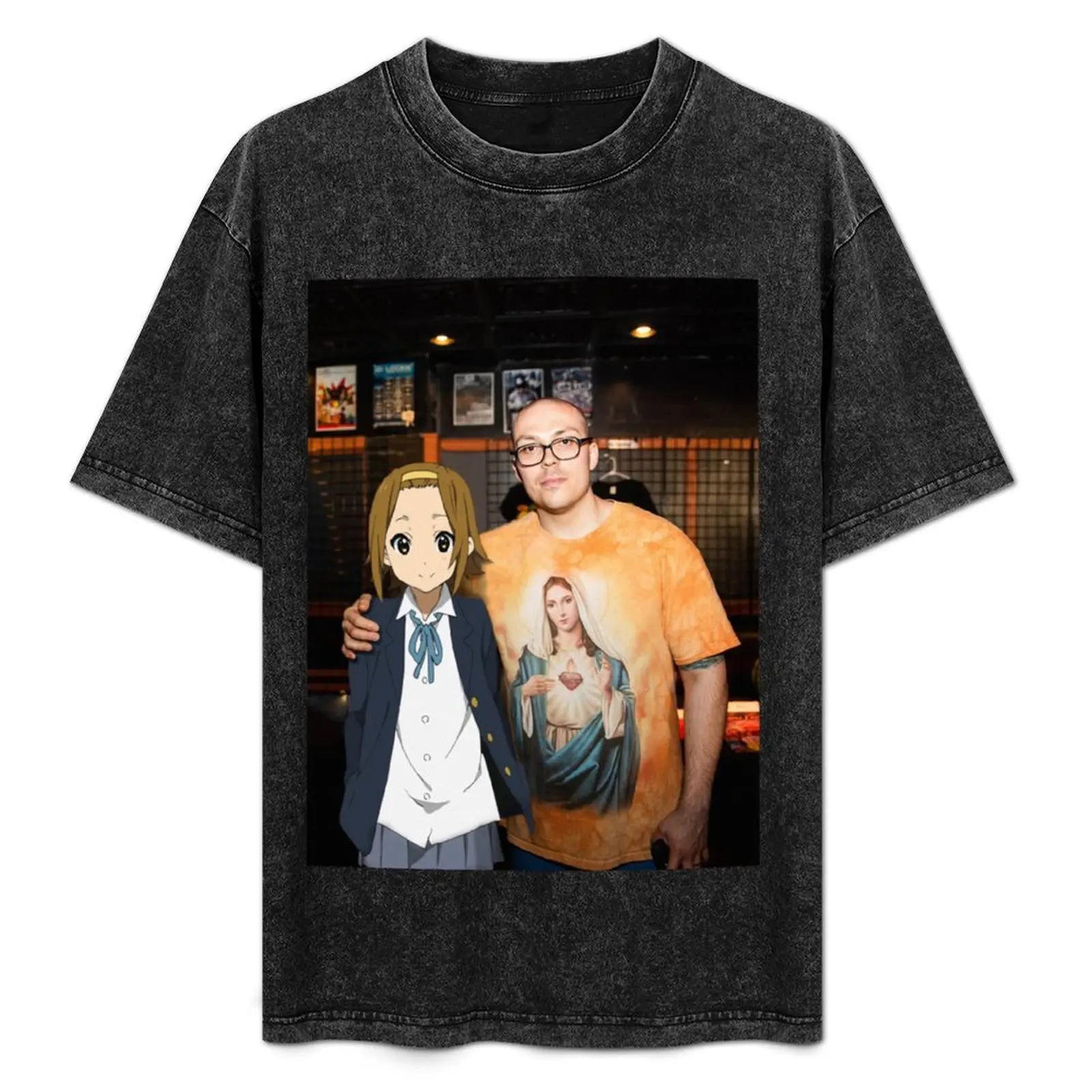 Rithony Sutano - K-On! футболка Ritsu Tainaka &amp Anthony Fantano хлопок