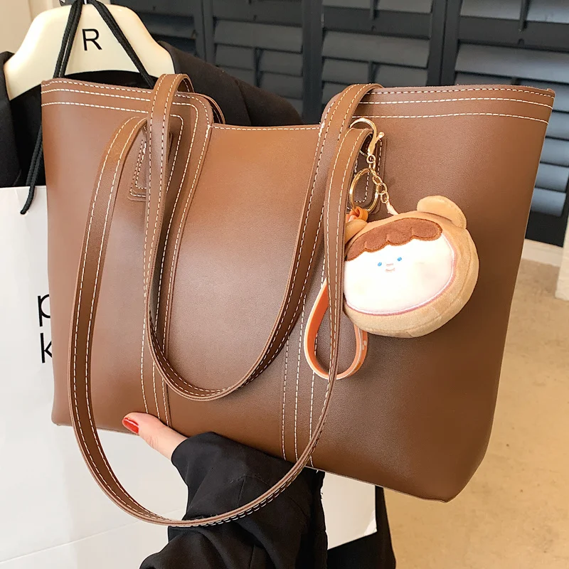 

Tote Commuter Bag For Women New Trendy Shoulder Bags Large Capacity Handbag Travel Lady Handle Women's Clutch Totes