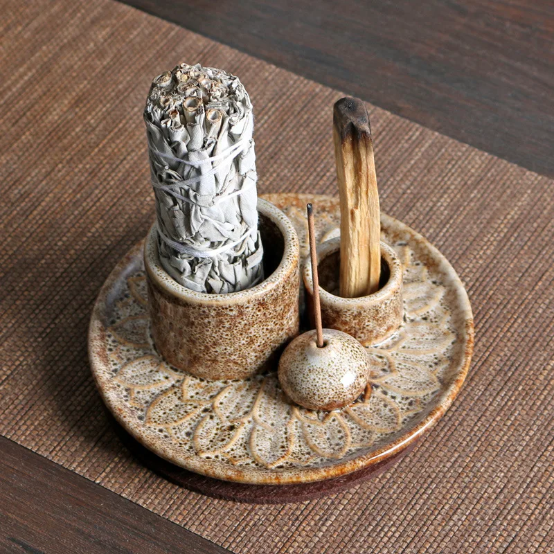 

Керамический держатель для палочек Palo Santo 4 в 1