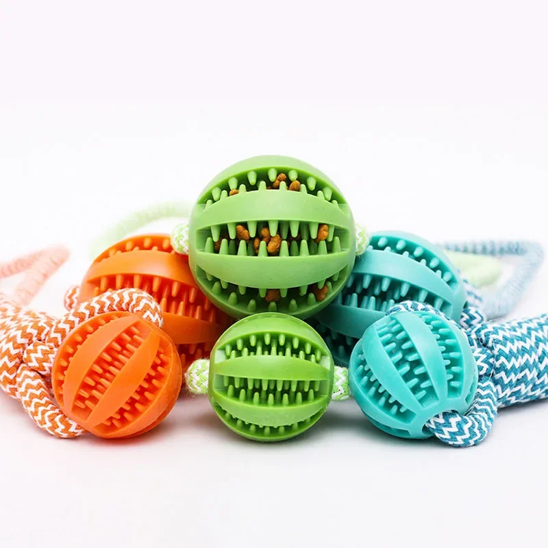 Интерактивная игрушка для собак мяч шлифовки зубов и интерактивная жевательная