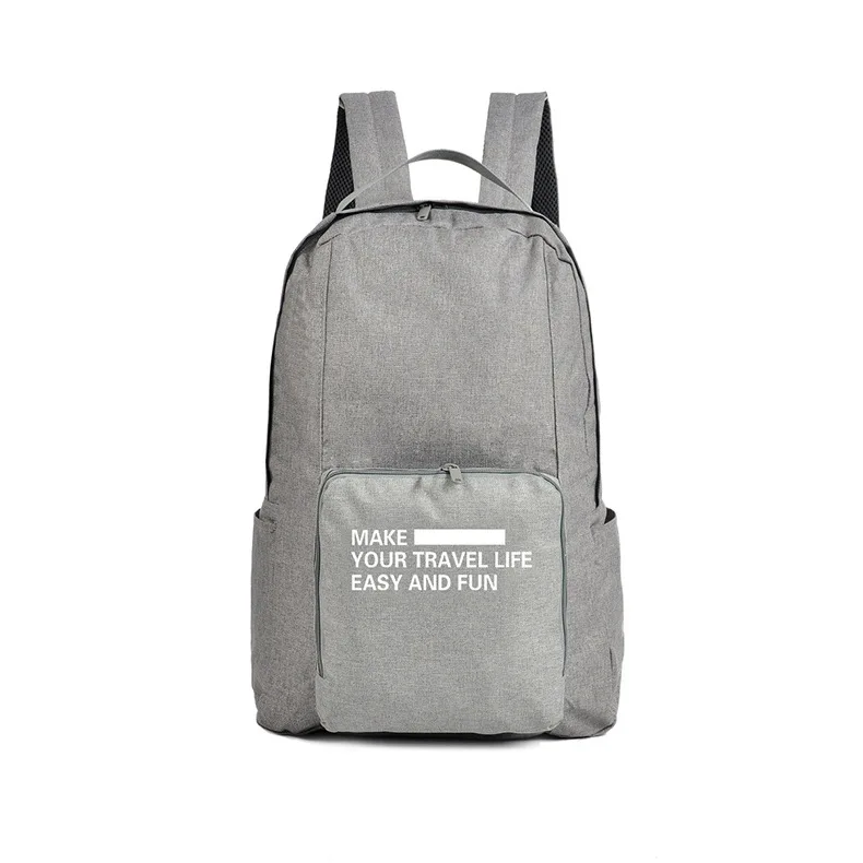 

Travel folding backpack large capacity folding backpack waterproof children's school bag