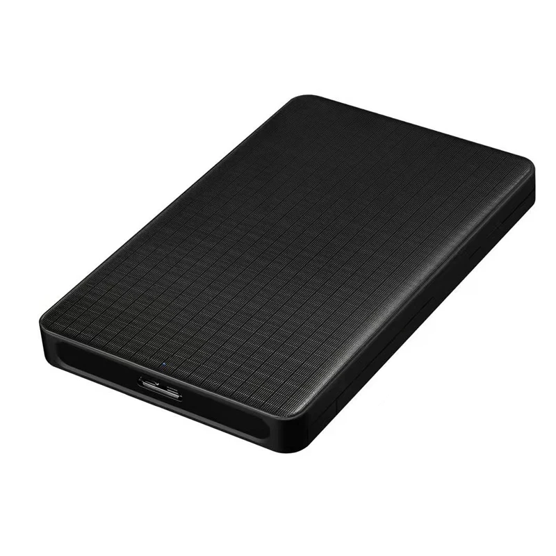 

2.5 Inch SATA Hard Disk Box 6TB USB 3.0 Portable Hard Disk Box SSD Sliding Cover Installation Grid Texture Mobile Hard Disk Box