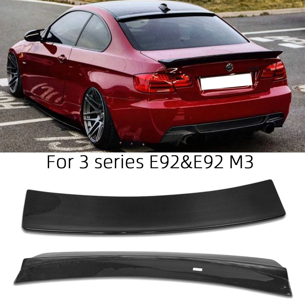 

For BMW 3 Series E92&E92 M3 Coupe LB Style Carbon fiber Rear Spoiler Trunk wing 2006-2013 FRP honeycomb Forged
