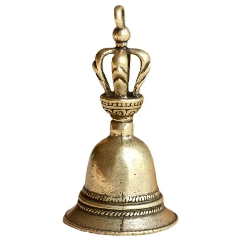 

1PC Christmas Tree Pendant Brass Handicraft Magic Bell Wind Bell Tibetan Bronze Bell Antique Bell Shui Feng Bells For Decoration