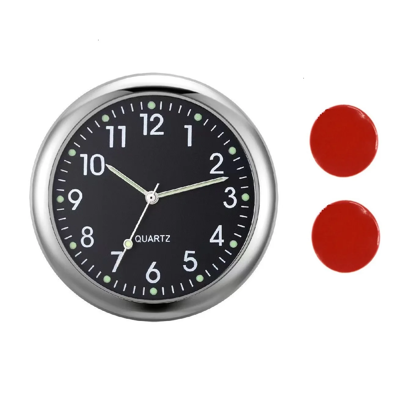 

4 см светящиеся автомобильные часы мини электронные часы с вентиляционным отверстием кварцевые часы велосипедные мотоциклетные часы авто часы на приборной панели