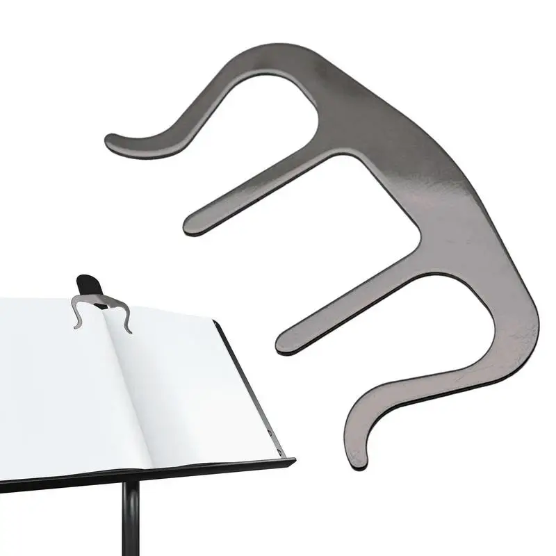 

Music Book Holder Music Bookmark Music Bookshelf Clip Portable Page Marker Clips Sheet Music Holders For Piano Keyboard Stands