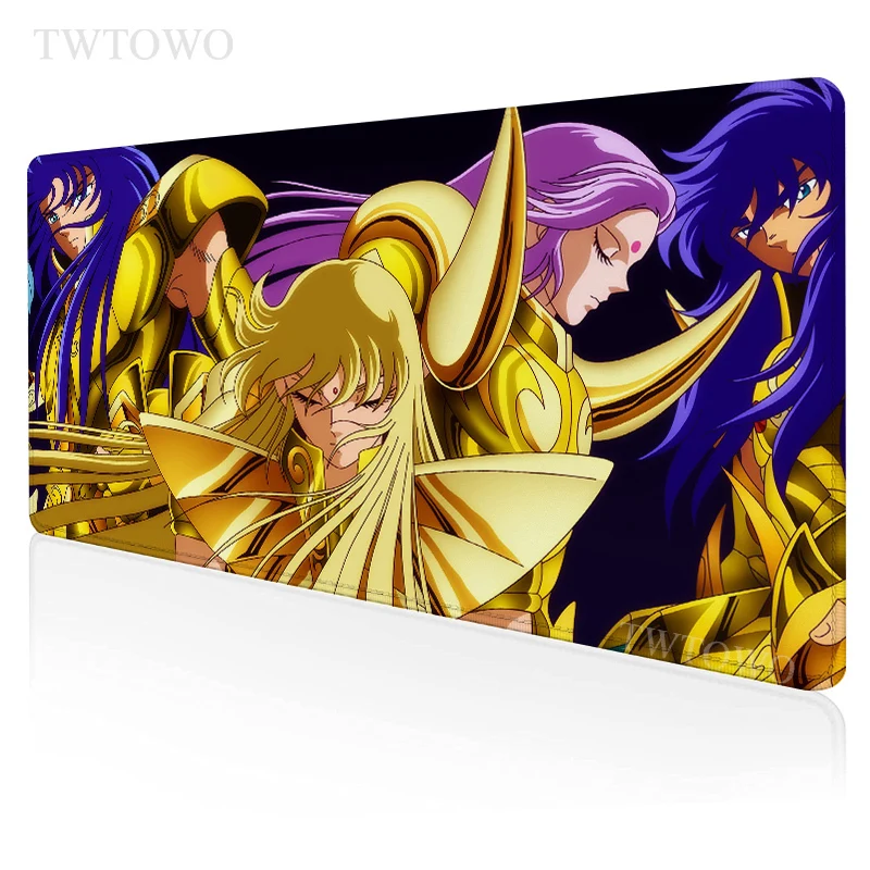 

Anime Saint Seiya Mouse Pad Gaming XL HD Home New Custom Mousepad XXL Mouse Mat Carpet Soft Natural Rubber Computer Mice Pad