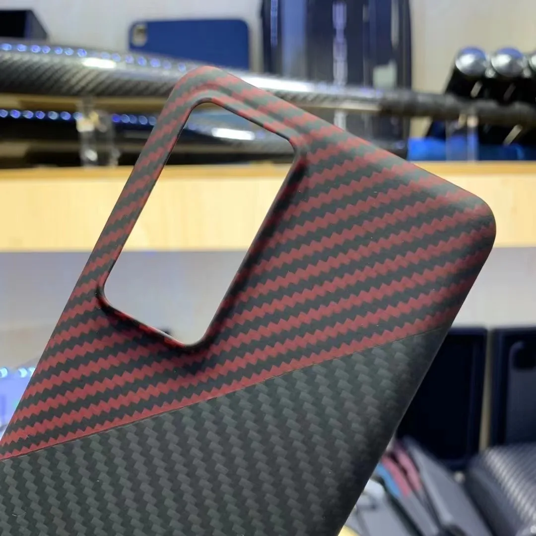 For Redmi K50 Ultra Real Carbon Fiber Case Ultra-Thin Light Aramid Protective Back Durable Business Cover For xiaomi K50Ultra