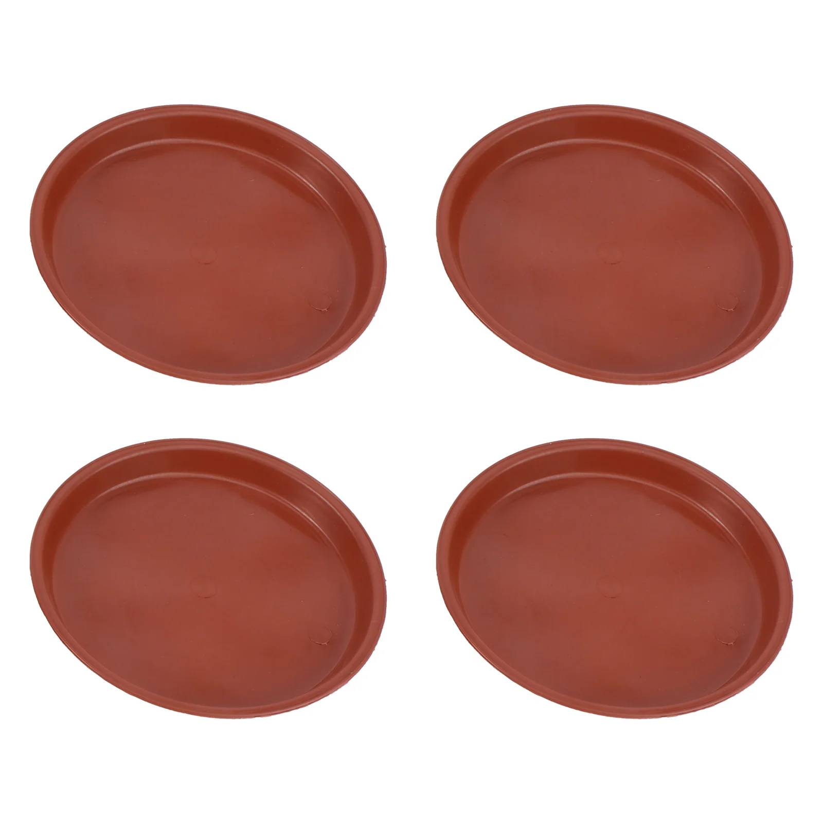 

10 Pcs Pots Tray Small Round Plastic Plants Ceramic Outdoor Planters Water