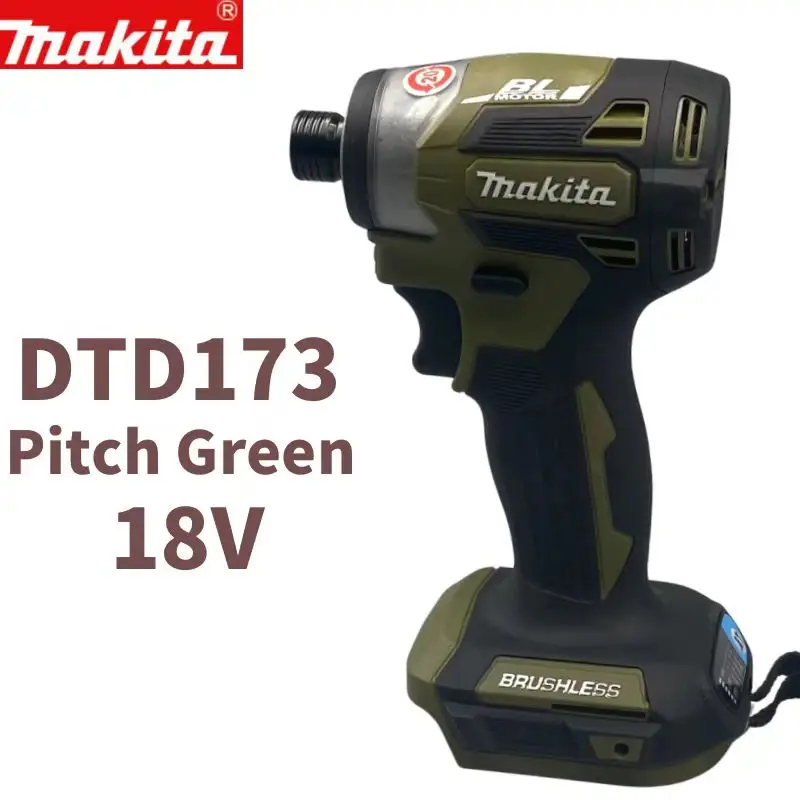 

Makita 18V LXT Cordless Impact Driver DTD172 Brushless Electric Drill Screwdriver Wood/Bolt/T1/T2-Mode Twin LED Light 180 N·m Po