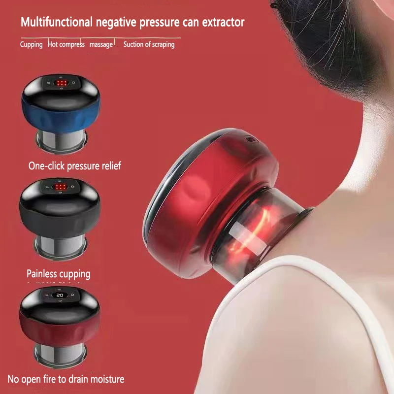 

Household Cupping Device Intelligent Moxibustion Scraping Instrument Portable Wireless Vacuum Negative Pressure Cupping Machine