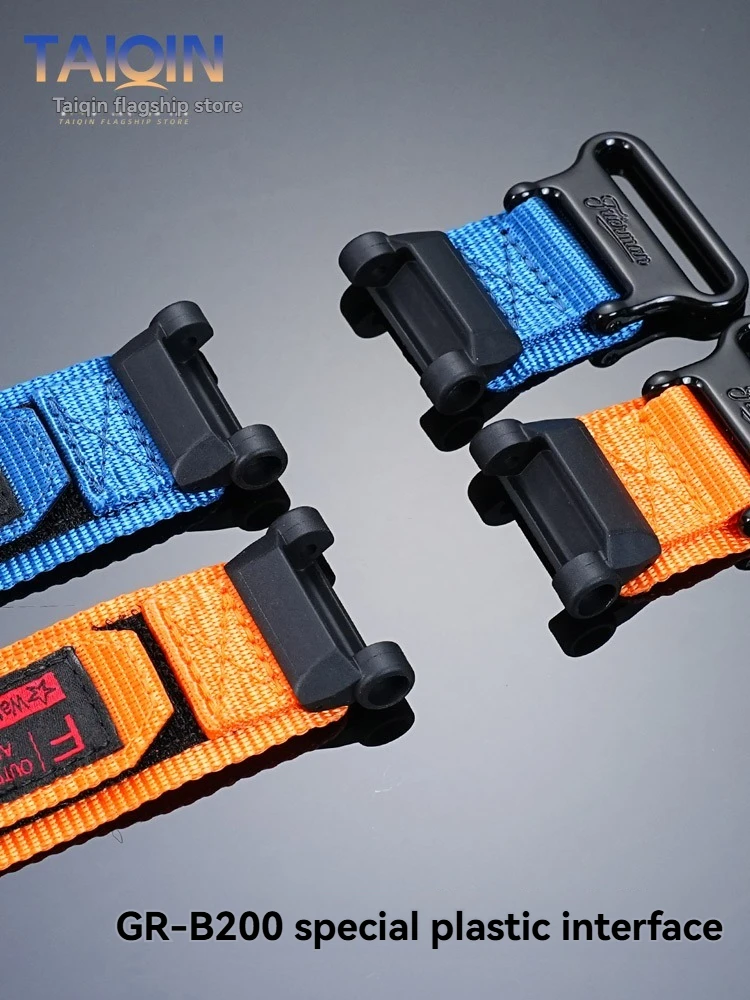 Фото Ремешок для часов GR B200 из нейлонового полотна для Casio G-SHOCK 5635 GR-B200 GR-B200-1A2/1A/1A9/1A2PR, модифицированный браслет для активного отдыха №5