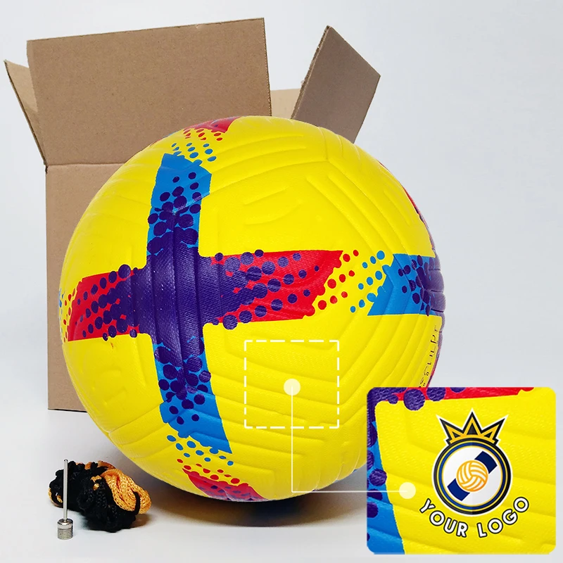 Custom LOGO Soccer Ball Your Team Football Balls Size 5 PU Seamless Match Training Ball Personalized Gift