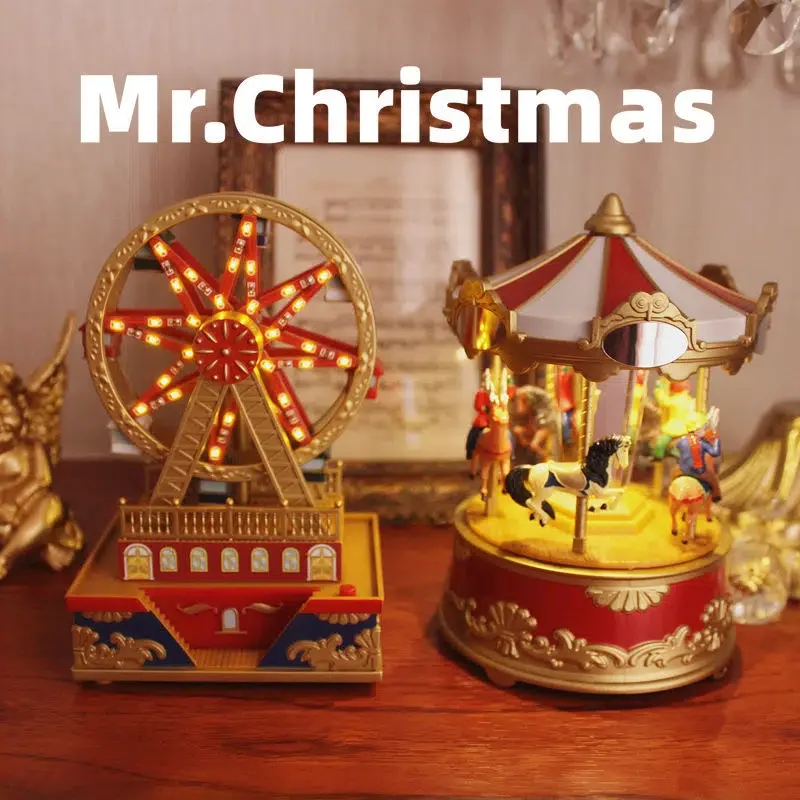 

Mini Carousel Ferris Wheel Music Box
