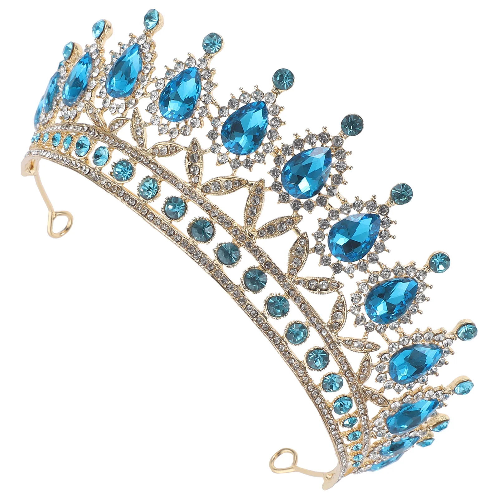 

Diamond Crown Hair Accessory Small Tiara Headband Bridal Wedding Decors Zinc Alloy Women