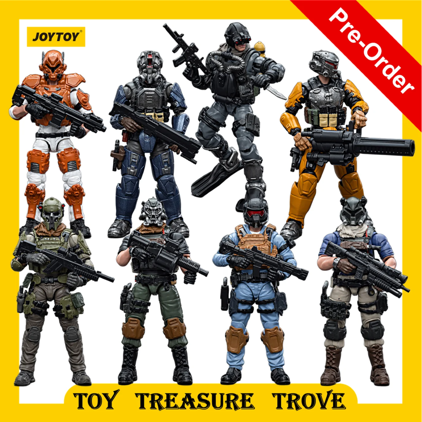 

[Pre-Order] JOYTOY Dark Source 1/18 Action Figures Yearly Army Builder Promotion Pack Anime Military Armed Force Soldiers Model