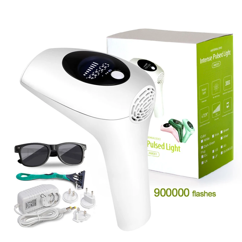 

Эпилятор лазерный с эффектом вспышки 900000, аппарат для безболезненного удаления волос с долговременсветильник источником света для женщин, фотоэпилятор