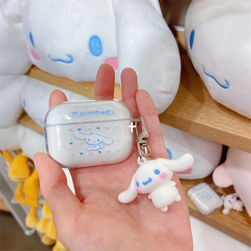 

Прозрачный чехол для AirPods 3 с милыми рисунками белых собак, чехол для Apple AirPods 2, чехол для AirPods Pro, аксессуары для наушников IPhone