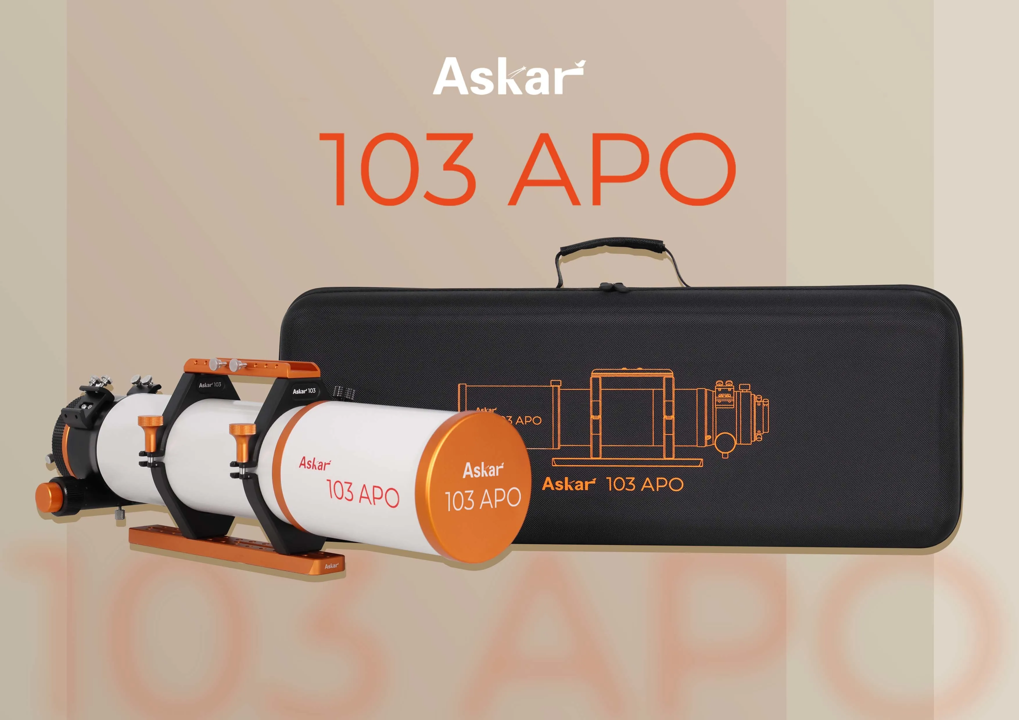 Оптическая трубка Askar 103APO 103mm f/6 8 Triplet OTA