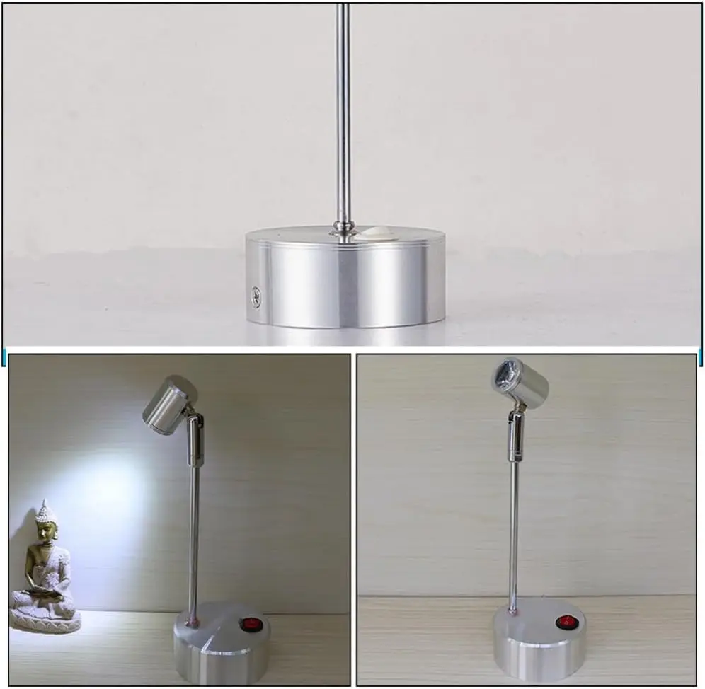 Светодиодные прожекторы для сухой батареи счетчик ювелирных изделий витрина