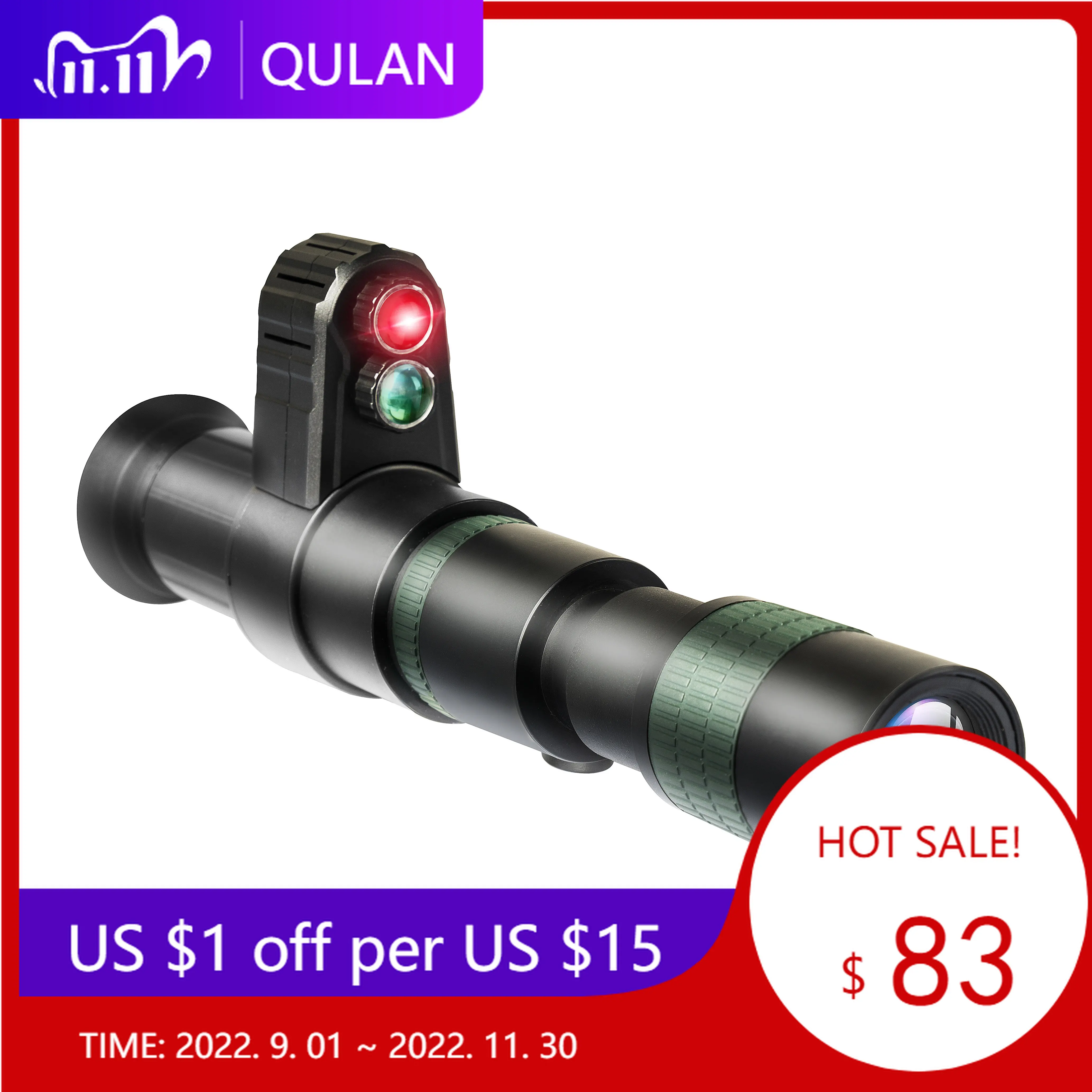 

Cross Cursor Night Vision Instrument Infrared HD SearchTelescope Set Aiming At Night Vision Hunting Ghost Hunting Equipment