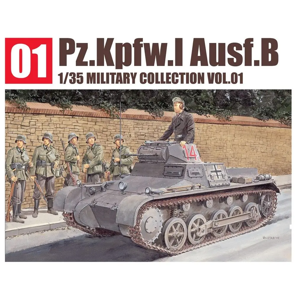

Набор для хобби DRAGON MD-001 1/35 Pz.Kpfw.I Ausf.B-набор моделей DIY Toy