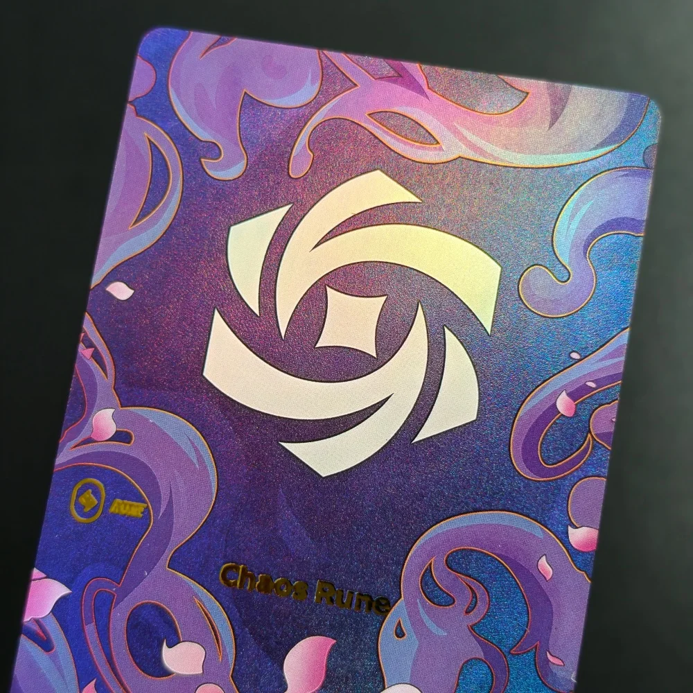Фото Коллекционная карта TCG Proxy Riftbound League of Legends Spiritforged SFD Alt Art: Спокойствие, Ярость, Закон, Разум, Хаос, Тело, Руны №4