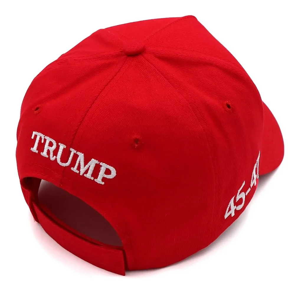 Красная шляпа MAGA Donald Trump 2024 бейсболка с флагом США дальнобойщика MAKE AMERICA GREAT AGAIN