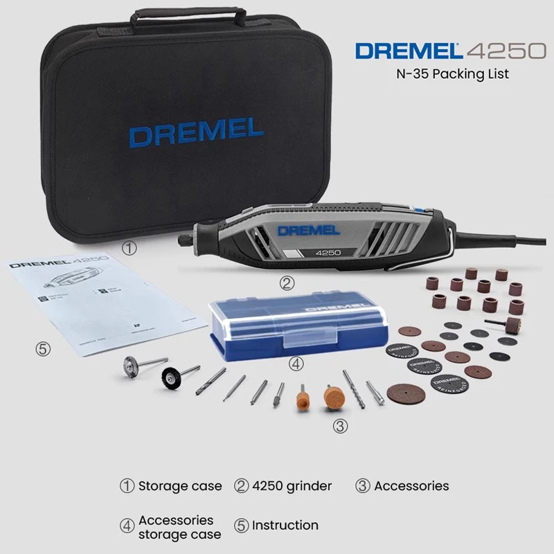 

Dremel 3000/4250 Мини-шлифовальная машина, набор из 10-35 шт.