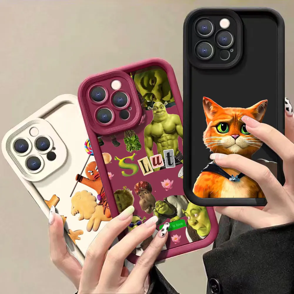 Мультяшный фильм Шрек Забавный чехол для телефона Samsung Galaxy A15 A14 A12 A11 A10S A22 A20 A05S A05