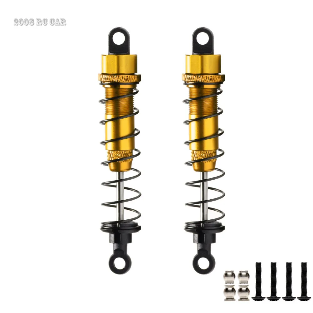 1:10 2PCS Aluminum Adjustable  Oil Shock Absorber Damper 75/80/90MM FOR 1/10 RC Axial SCX10 D90 Tamiya CC01 NEW ENRON