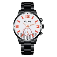 brand mens watches fashion men sport stainless steel quartz wristwatch man clock business casual watch relogio masculino