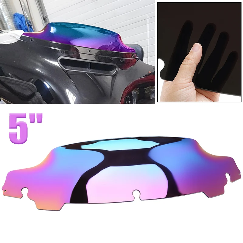 

5 "мотоциклетный дефлектор лобового стекла для Harley Touring Electra Street Glide Ultra Classic FLHX 2014-2023, аксессуары