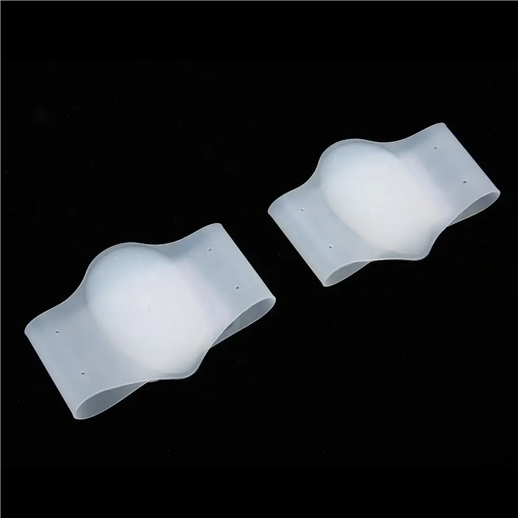 

2Pcs Arch Support Pads Shock-absorbing Unisex Silicone Insoles Washable Reusable Foot Care Tools Home Physical Activities