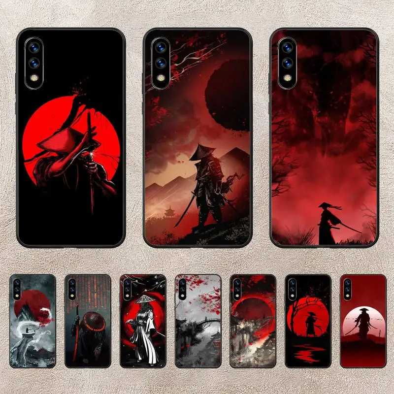

Landscape Ink Painting Japan Samurai Art Phone Case For Huawei G7 G8 P7 P8 P9 P10 P20 P30 Lite Mini Pro P Smart Plus Cove Fundas