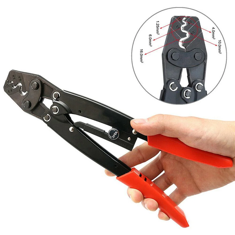 

Crimp Tool Suitable For 1.25-16mm² Cable Battery Lug For Anderson Plug Crimping Crimper Tool Terminal Ergonomic Handle