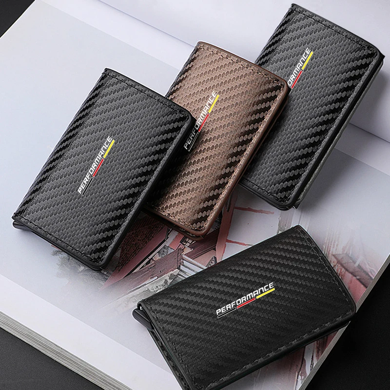 Автомобильные мужские кошельки для карт из углеродного волокна сумка денег BMW 5