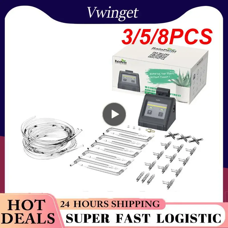 

3/5/8PCS Abs Garden Drip Watering Wifi Irrigation Controller Micro-drip App Controlled Irrigation System Indoor 1set Water Timer