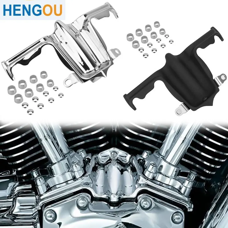 

Чехол для Twin Cam Street Tri Glide Road King Street Glide Dyna breaker 00-17, хромированный, черный