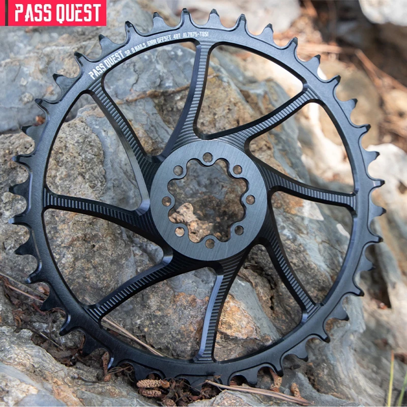 

_ 8 Звездочка с прямым креплением, Звездочка для FORCE RE 6 мм, внедорожный гравий, узкая широкая Звездочка для горного велосипеда, круглая, 38T 40T 42T 44T 46T
