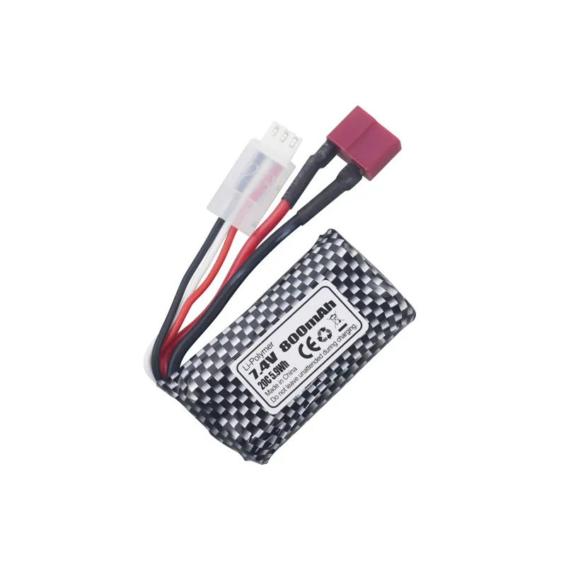 Литиевая батарея T-Plug 7 4 в 800 мАч для YC100 hmhm162 HM166 HM201 9145 161 RC игрушечный автомобиль 4WD