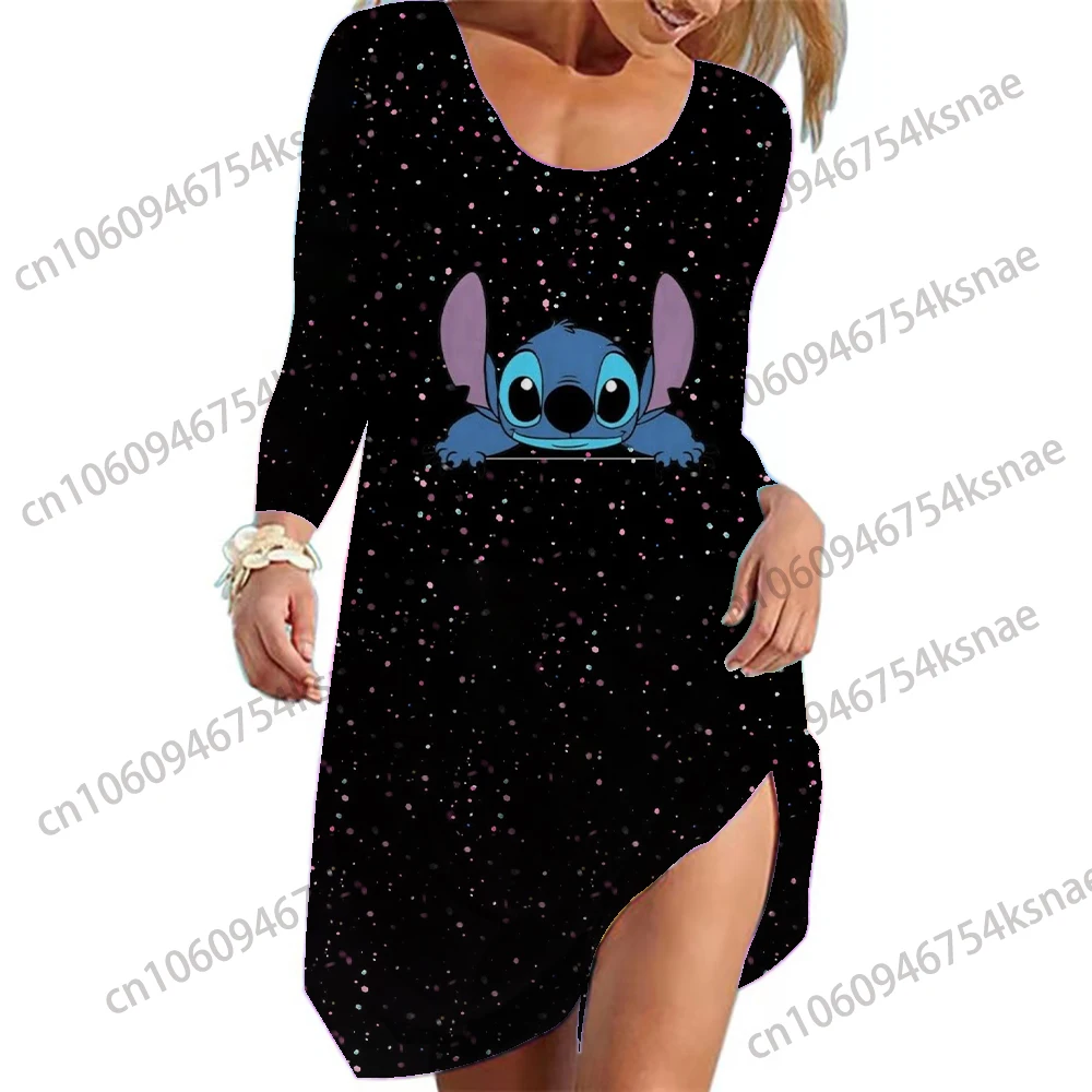 

Disney Midi Dress 2022 Women Plus Size Dress Women Elegant Luxury Women's Clothing 2022 Top Female Spring Woman Clothes Outfits