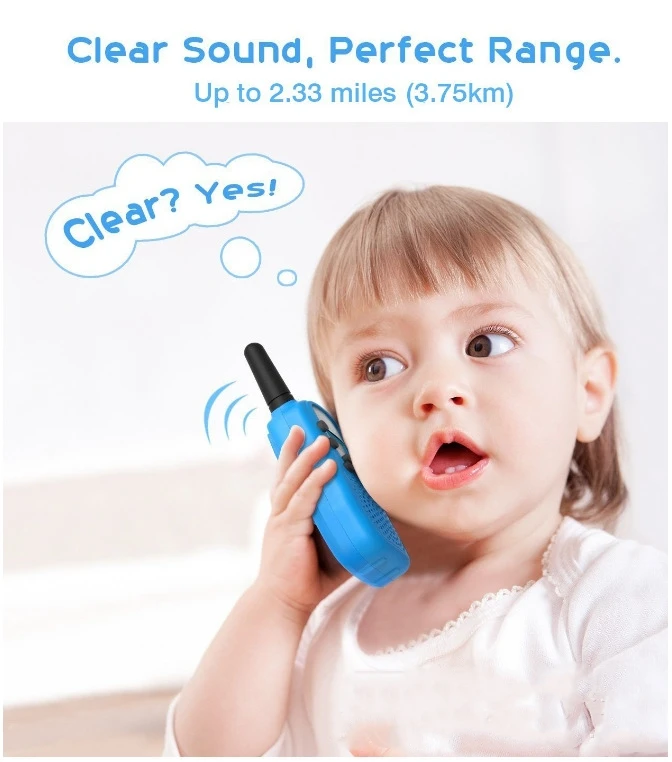 2pcs childrens toy walkie talkie kids mini radio interphone uhf long range handheld transceiver toys for boys girls gift free global shipping