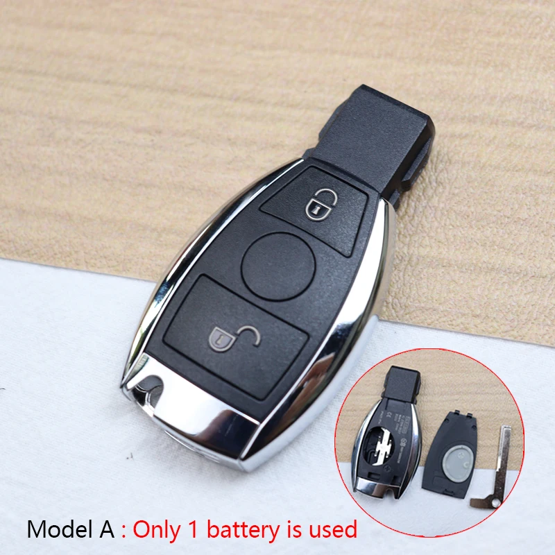 

Для корпуса автомобильного ключа с 1 батареей, удаленный корпус для Mercedes-Benz W203 W204 W205 W211 W221 W222 W210 W212 E63 W202 W207 A/C/E/S Class