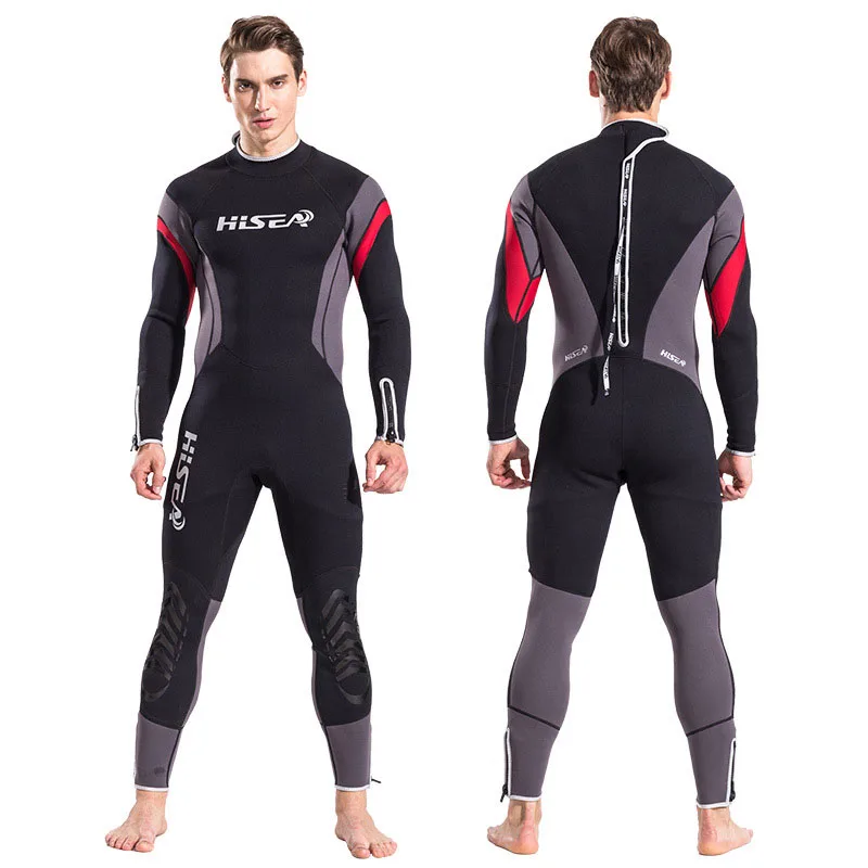 

2.5MM long-sleeved warm diving suit men's one-piece scuba snorkeling swimsuit