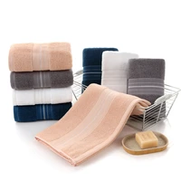 100 cotton plain color thickened adult face towel