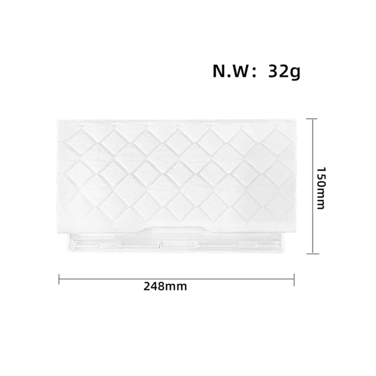 20 шт. одноразовые сменные тканевые подушечки для швабры твердого пола VACMOP VMP10 VMP30