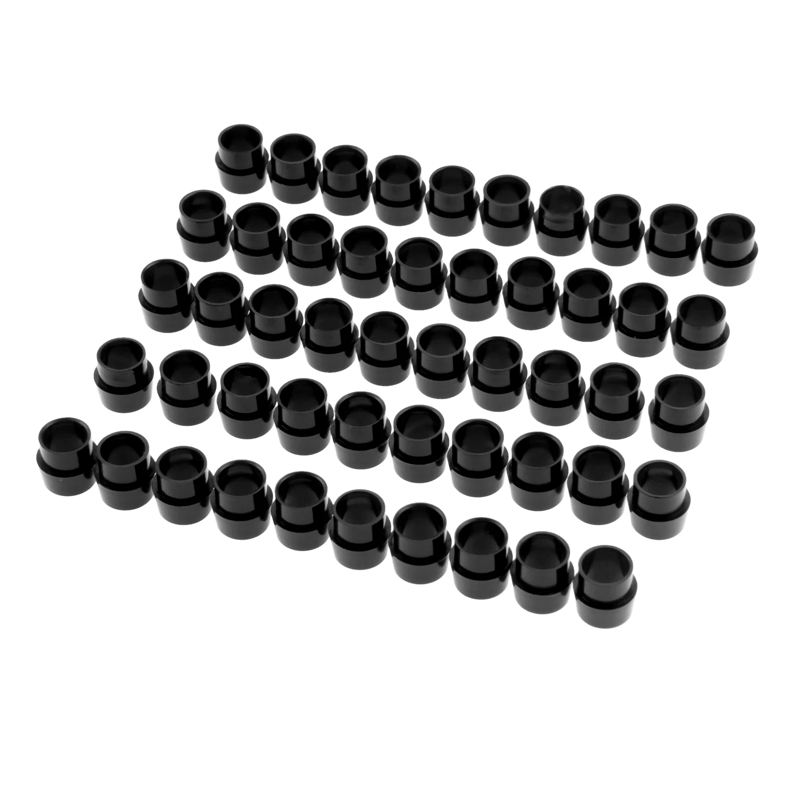 50pcs 0.335 Inch Golf Sleeve Adapter Ferrules Caps Replacements For G35 Adapter Sleeves Black Golf Accessories Plastic