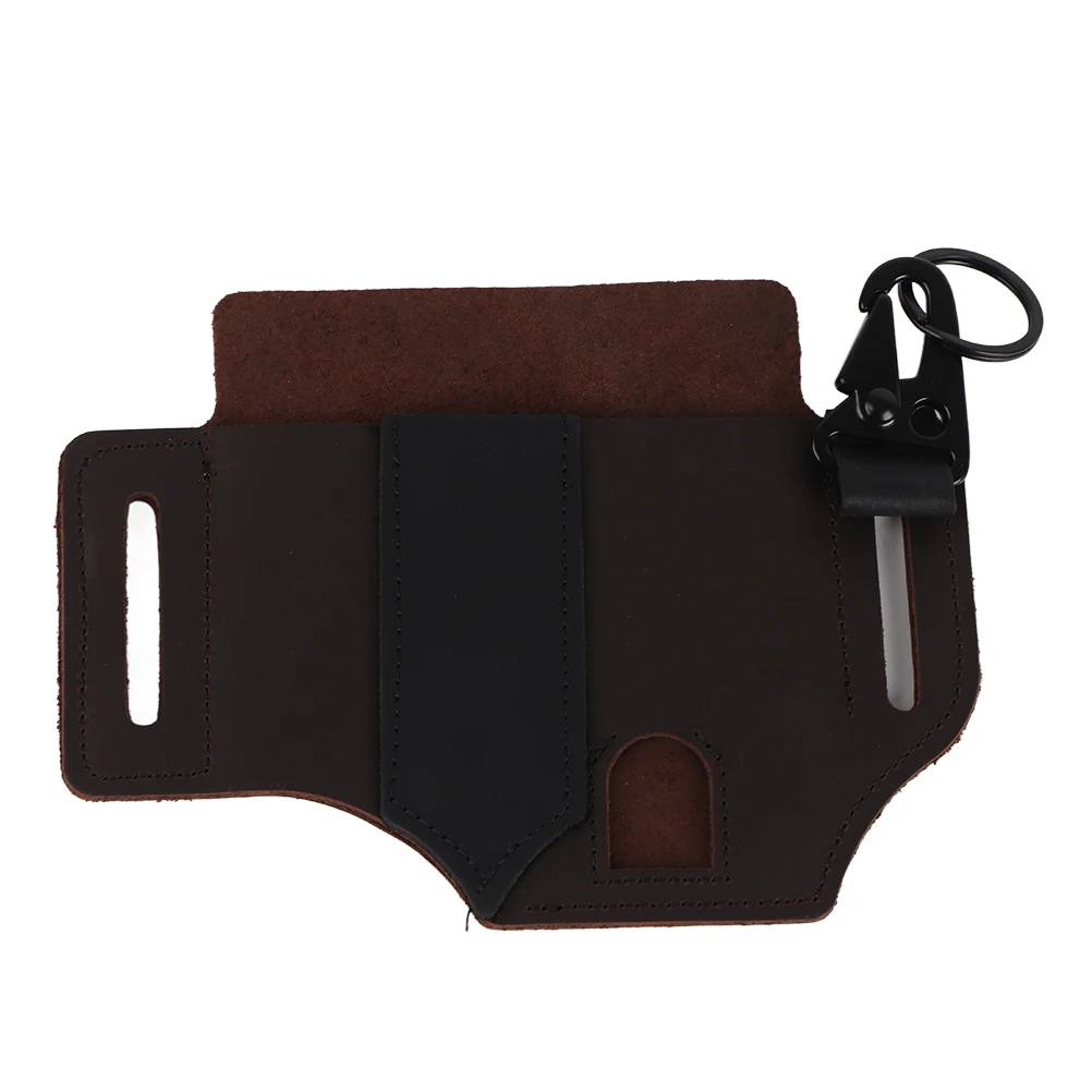 

EDC Organizer Belt Loop Leather Multitool Holder for Pen Flashlight Tools and EDC Gear