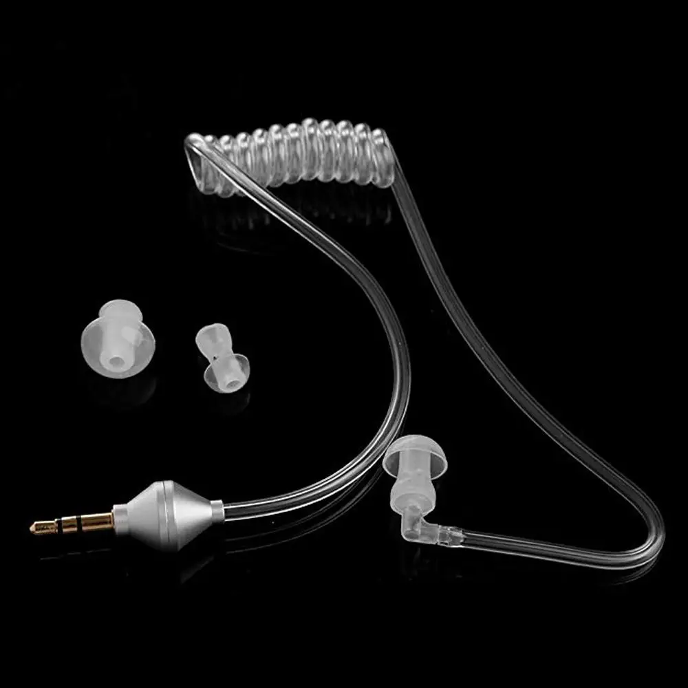 

In Ear Single Air Tube Stereo Earphone Anti-radiation Headset Headphone